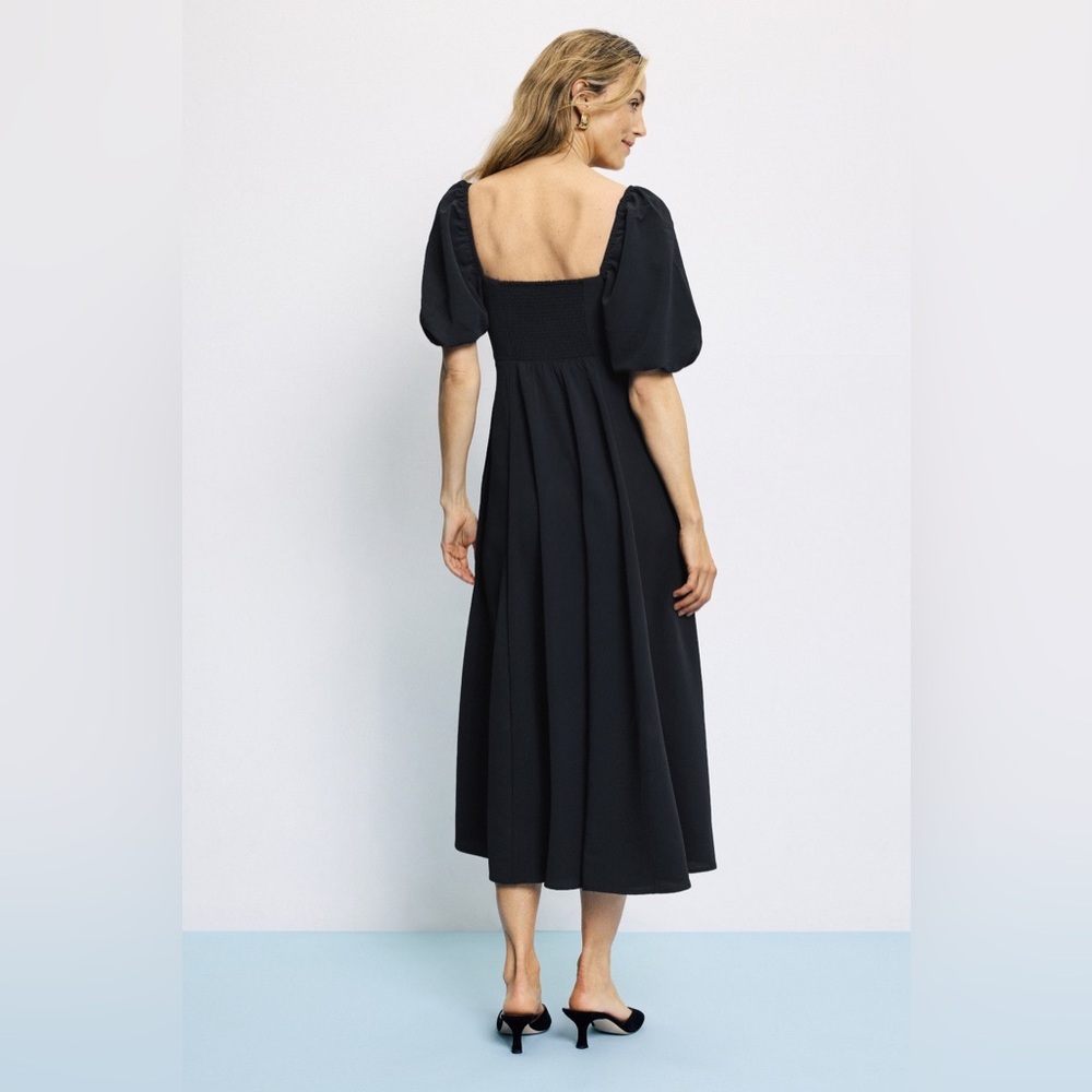 Hill House Black Puff Sleeve Maxi Dress - Picture 3 of 6